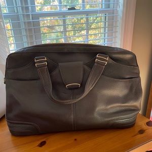 Brown leather Tumi briefcase